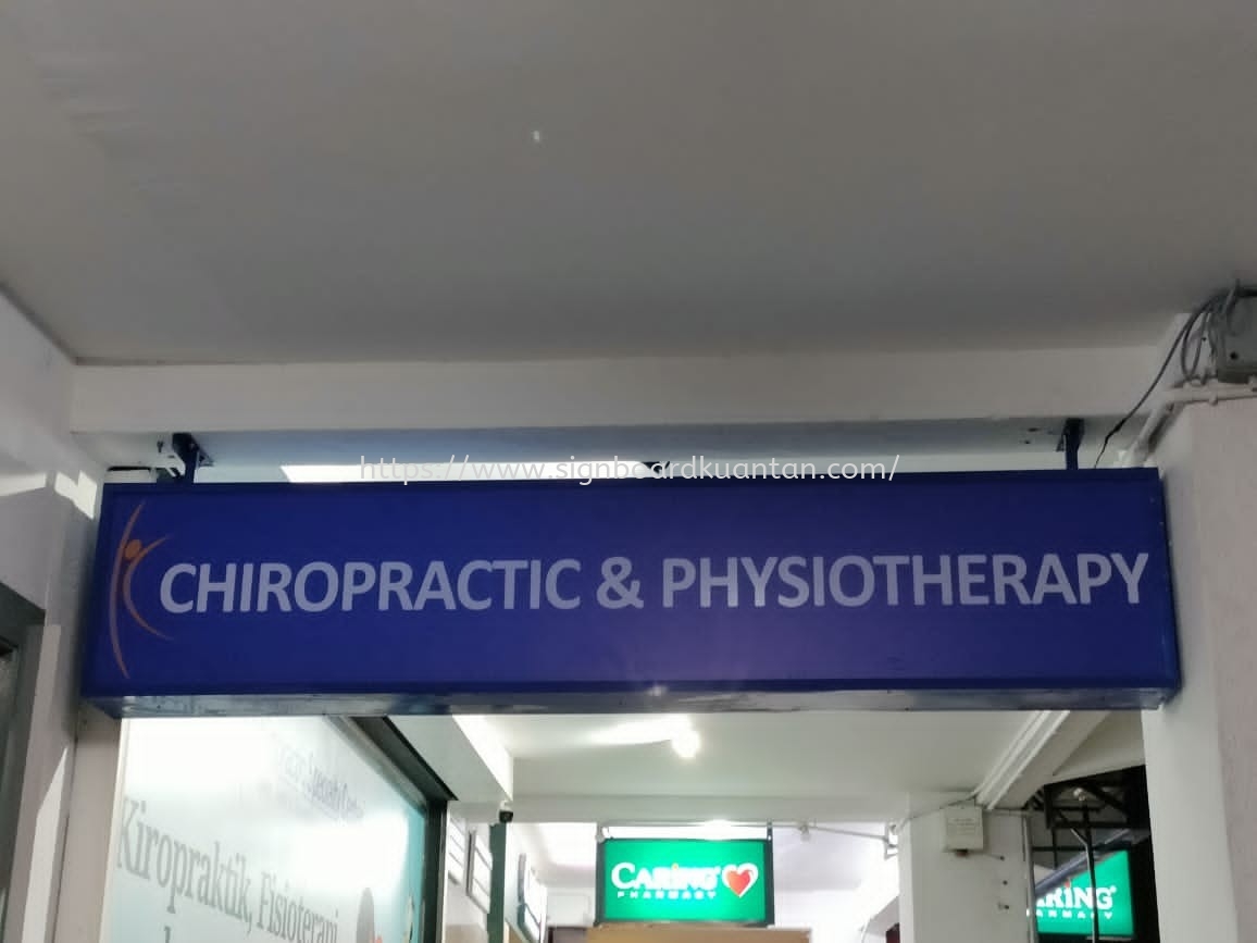 CHIROPRACTIC & PHYSIOTHERAPY DOUBLE SIDE LIGHTBOX AT BRINCHANG CAMERON HIGHLANDS PAHANG MALAYSIA