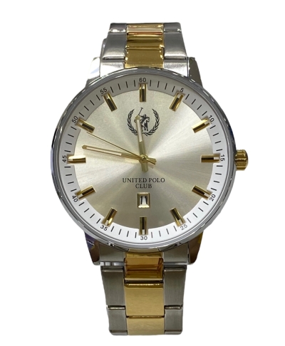 United Polo Club Date Display Stainless Steel Band Men Watch G-SG-4009