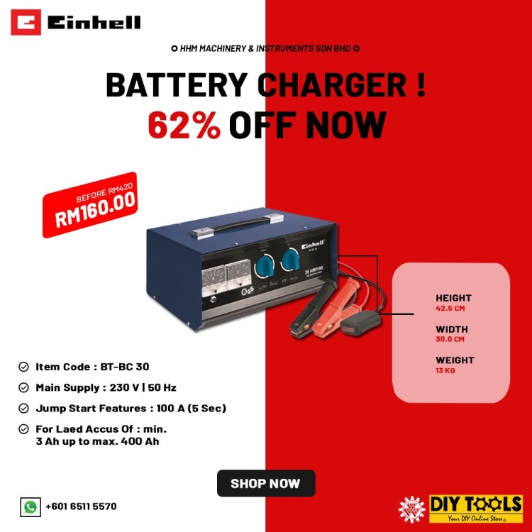 EINHELL Battery Charger (BT-BC 30)