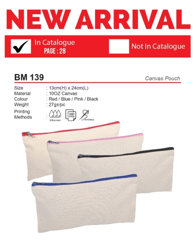 BM 139 Canvas Pouch