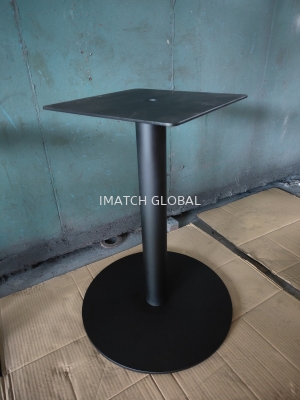 customized low height matt black colour table frame 