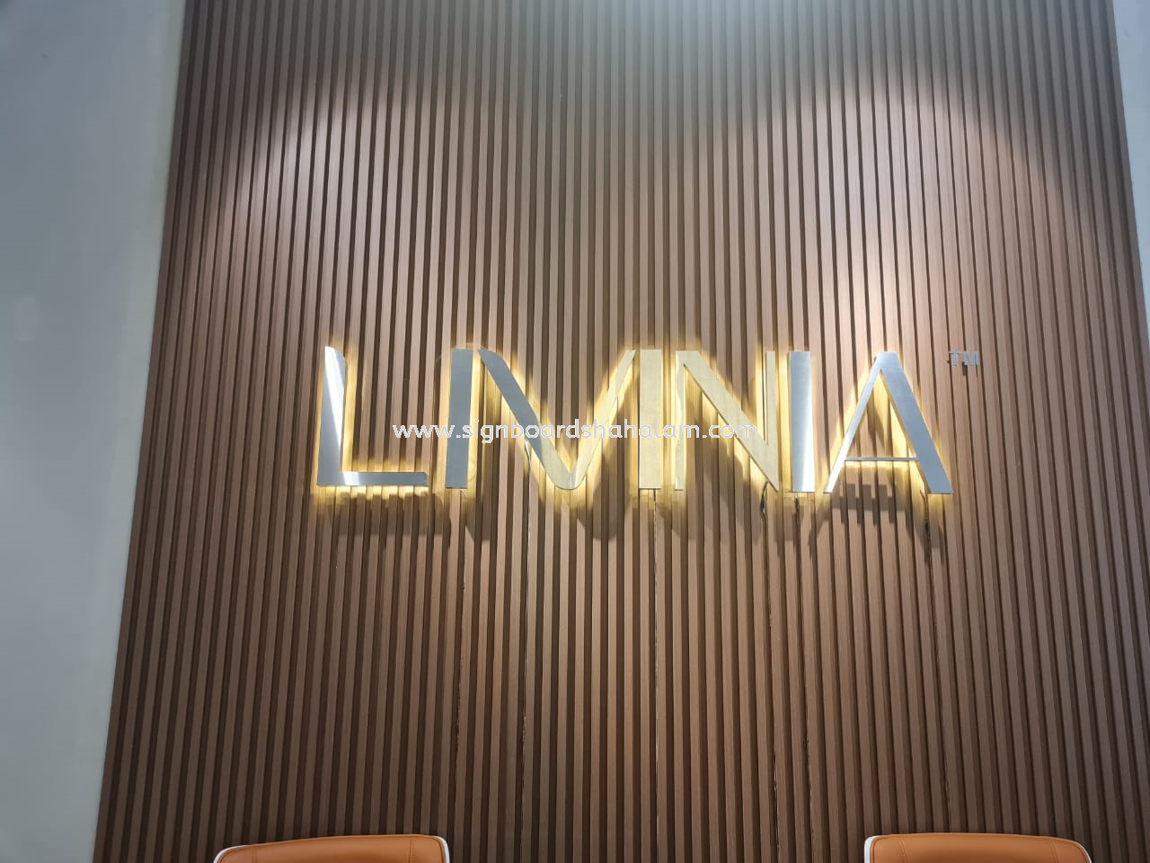 Lavana - 3D LED Stainless Steel Gold Signage 3D LED Box Up Signcraft #3D LED Stainless SteelSignboard #3D Stainless Steel Signage #3D Stainless Steel Box Up #Stainless Steel Backlit Series #3D LED Backlit Stainless Steel Silver Signage #3D Led Backlit Stainless Steel Gold Signage #3D Stainless Steel Sculpture Sign at KL