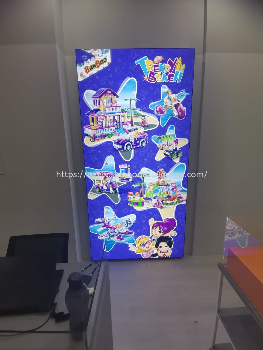 BANBAO TRENDY BEACH FABRIC LIGHTBOX AT APAL BESUT TERENGGANU MALAYSIA