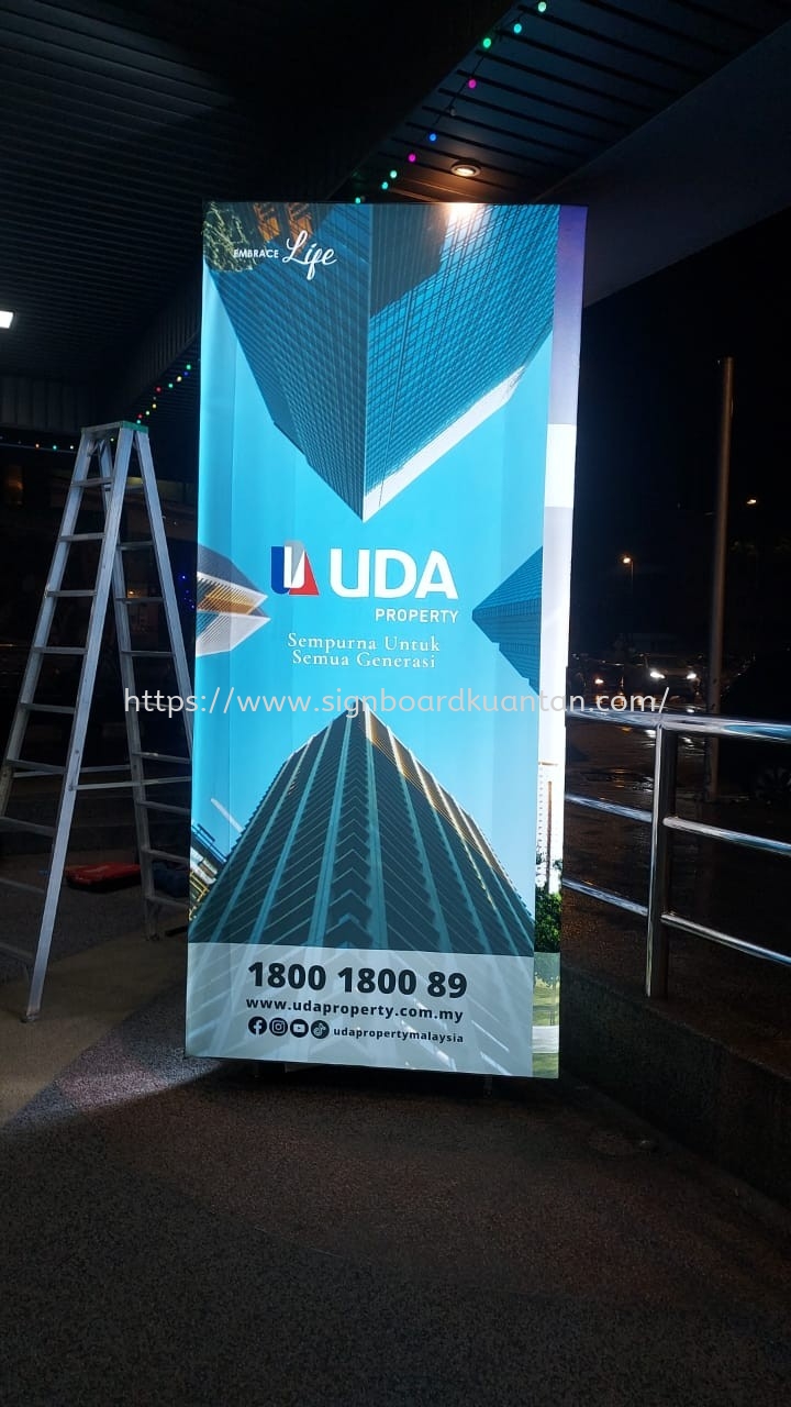 UDA PROPERTY FABRIC LIGHTBOX AT GEORGE TOWN TIMUR LAUT PENANG MALAYSIA