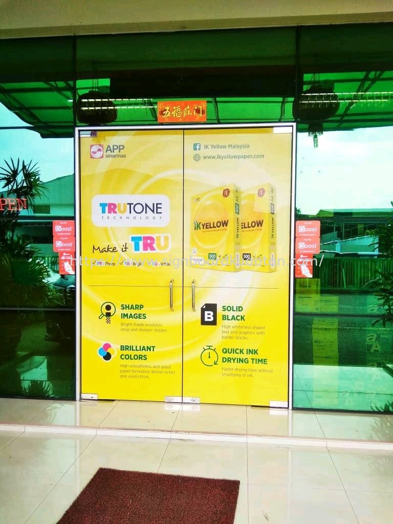 TRUTONE TECHNOLOGY GLASS STICKER AT PROTON CITY MUALLIM PERAK MALAYSIA