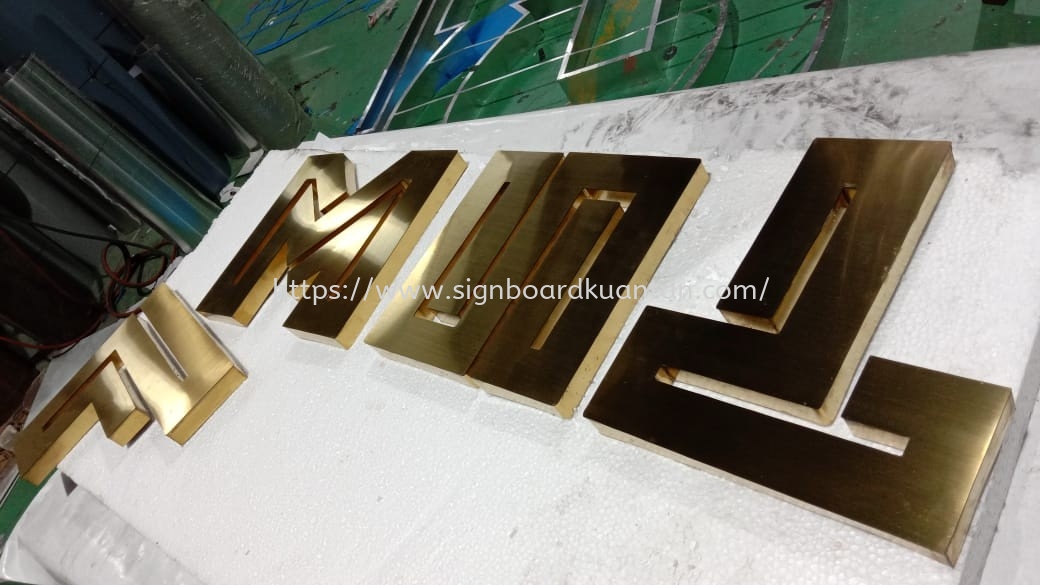 MSFT INDOOR 3D BOX UP STAINLESS STEEL LETTERING WITHOUT LED AT CANNING IPOH TIMUR PERAK MALAYSIA