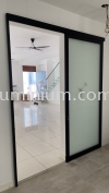 One panel hanging sliding doors @Jalan Sierra 6/2,Bandar 16 Sierra, Puchong  One panel hanging sliding door