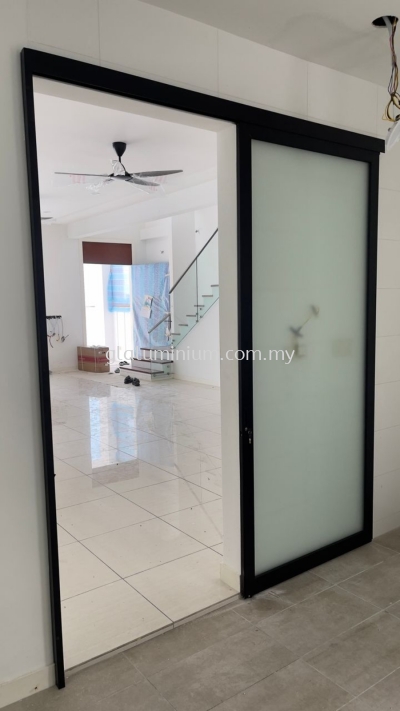 One panel hanging sliding doors @Jalan Sierra 6/2,Bandar 16 Sierra, Puchong 