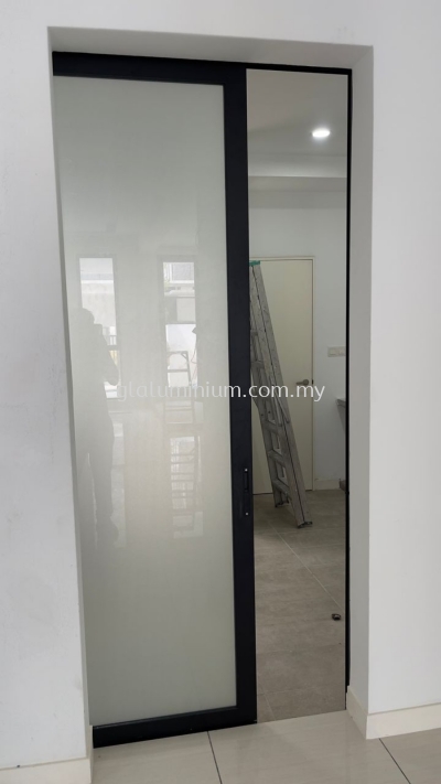 One panel hanging sliding doors @Jalan Sierra 6/2,Bandar 16 Sierra, Puchong 