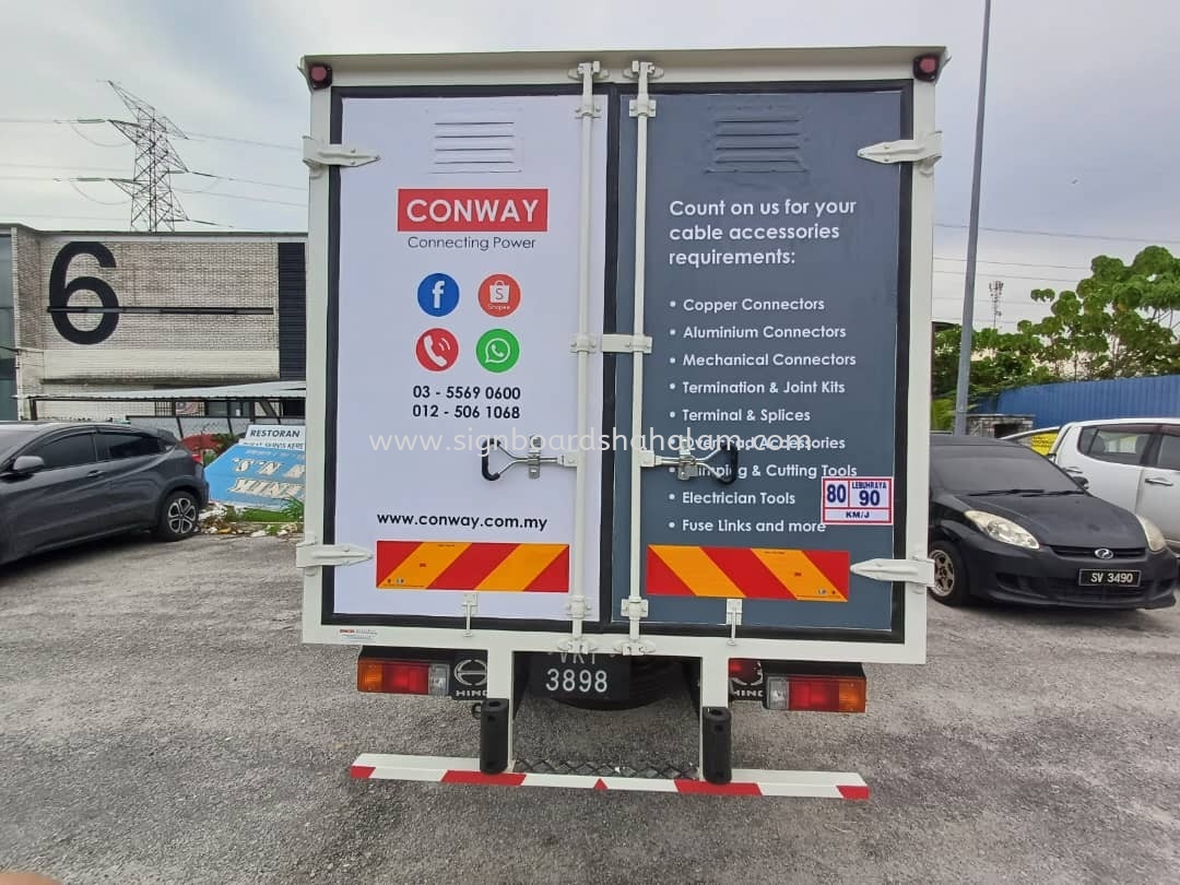 Commercial Truck Printing Service at Bukit Rahman Putra, Damansara Damai, Damansara Perdana.