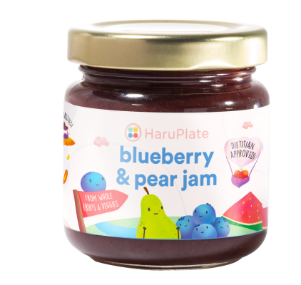 HARUPLATE Blueberry Pear Jam 100g