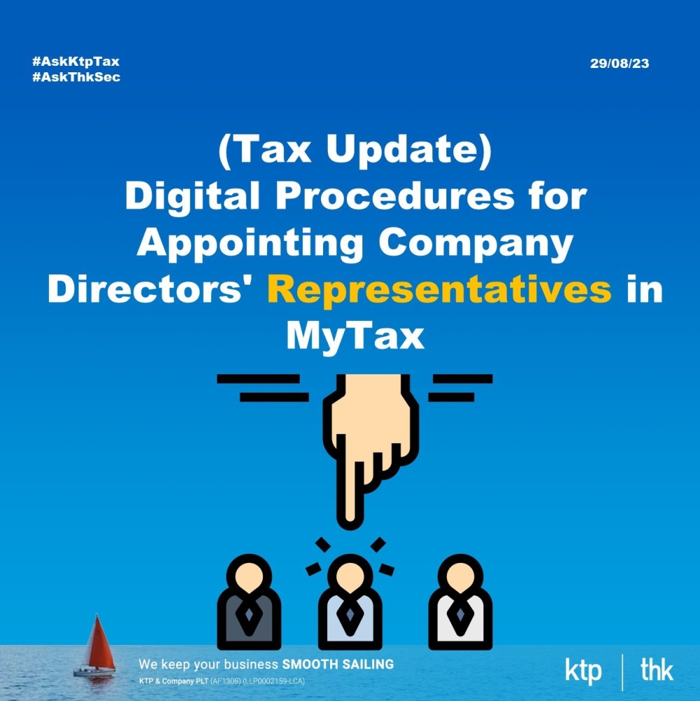(Tax Update) : The Appointment of Representative for Company Director