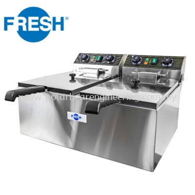 ELECTRICAL DOUBLE DEEP FRYER (FRESH)