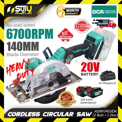 [SET] DCA ADMY140S / ADMY140S (EM) 20V 140MM Brushless Cordless Circular Saw 6700RPM