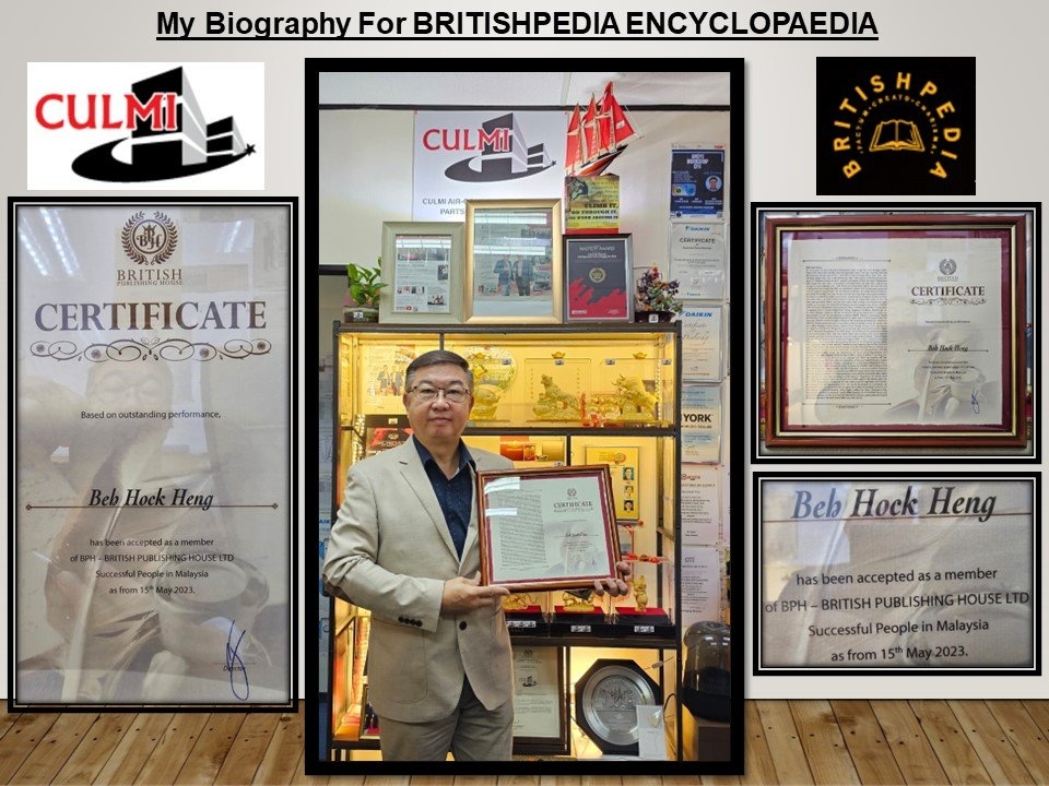 My Biography For BRITISHPEDIA ENCYCLOPAEDIA