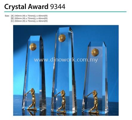 Crystal Award 9344