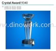 Crystal Award 9340 Golf Series Award