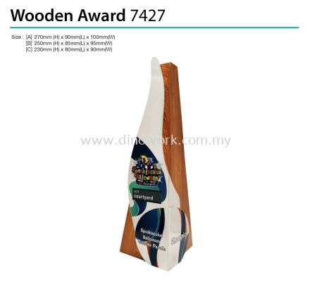 Wooden Award 7427