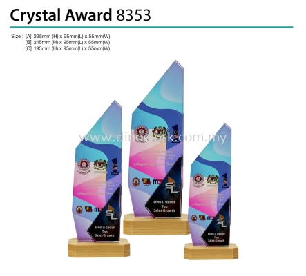 Crystal Award 8353