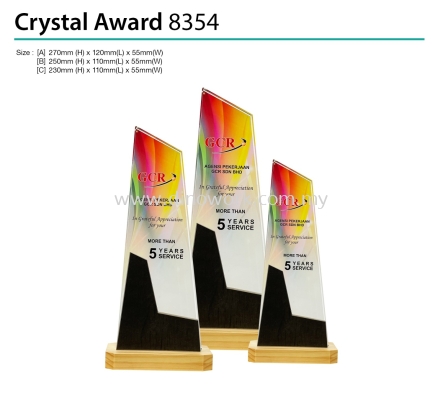 Crystal Award 8354