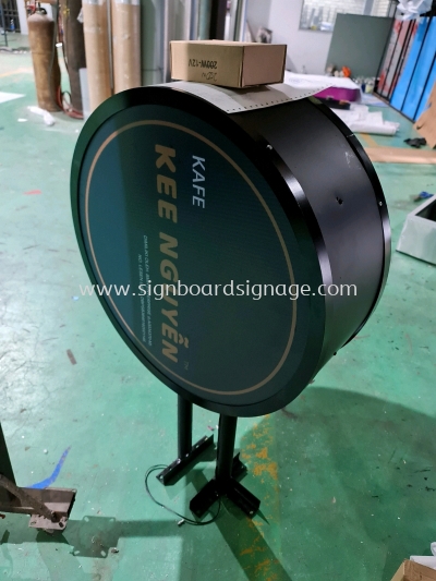 Double Side Signboard # Box Up Double Side # Led Double Side # Custom Made Double Signboard # Special Design Double Side Signboard # Double Side Lightbox # Signboard Cafe # Signboard Bus Stop # Special Size Double Side # Round Type Double Side Signboard # Special Shape 3D LED Double Side Signboard #  Signboard Express