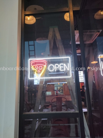 Us Pizza Indoor LED Neon Bar Signage At Johor