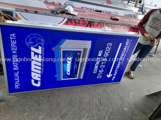 Camel Power Double Side Lightbox Signage At Kuala Lumpur 