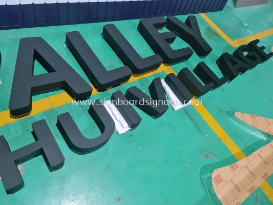 3D Box Up Signage # EG Box Up Lettering # Gi Box Up # 3D Signboard