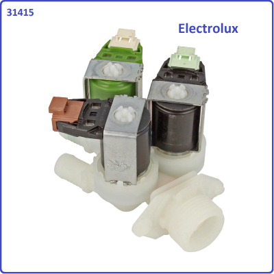 Code: 31415 Electrolux EWW12742 / EWW12842 / EWW8024D3WB / EWW9024P5WB / EWW1042Q7WB Inlet Valve for