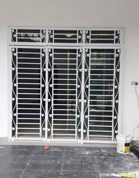 Sliding Door Iron Grille - Skudai Sliding Door Grille Grille Malaysia Reference Renovation Design 