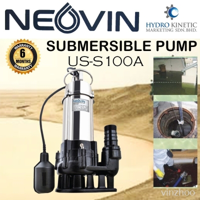 NEOVIN US-S100A AUTO SUBMERSIBLE SEWAGE PUMP LIFT SUNCTION WATER PUMP