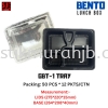 GBT-1 BENTO BOX (5 COMP) BENTO BOX