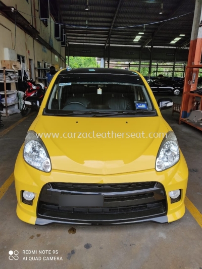 PERODUA MYVI DOOR PANEL WRAPPING REPLACE LEATHER