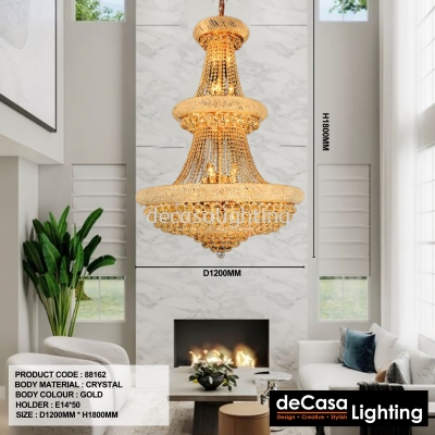 HIGH CEILING MODERN CRYSTAL LIGHT (88162)