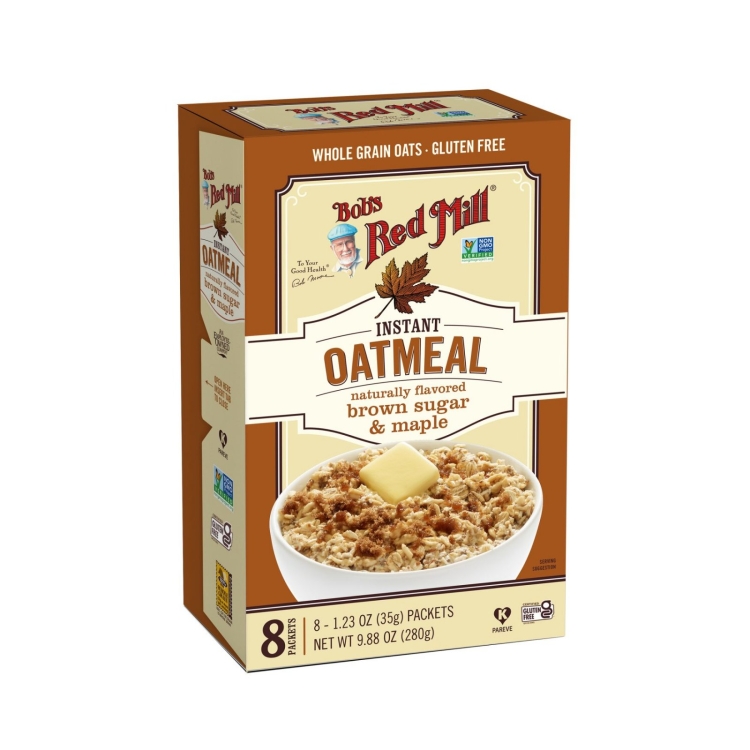 GF Maple Brown Sugar Oatmeal Sachet