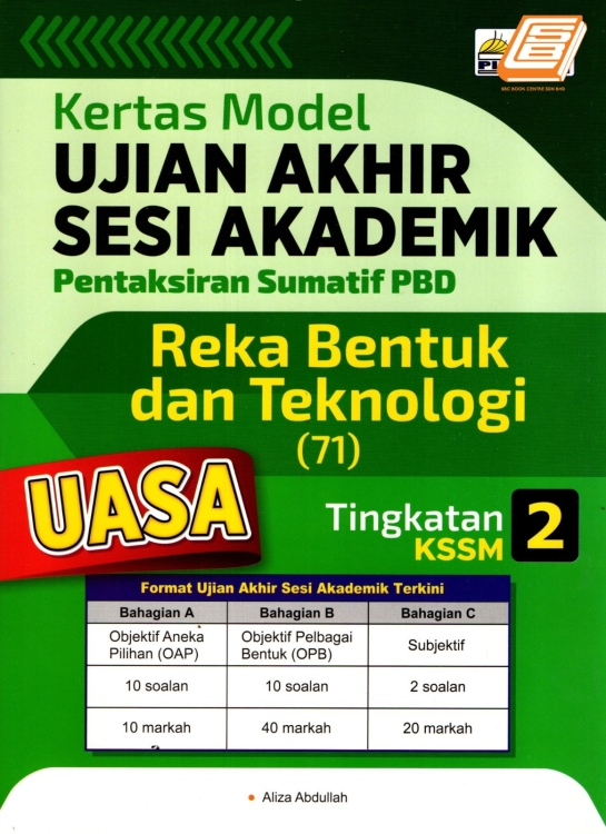 Kertas Model UASA Pentaksiran Sumatif PBD Tingkatan 2 Reka Bentuk & Teknologi