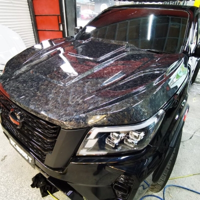 Nissan navara carbon fiber hood bonet