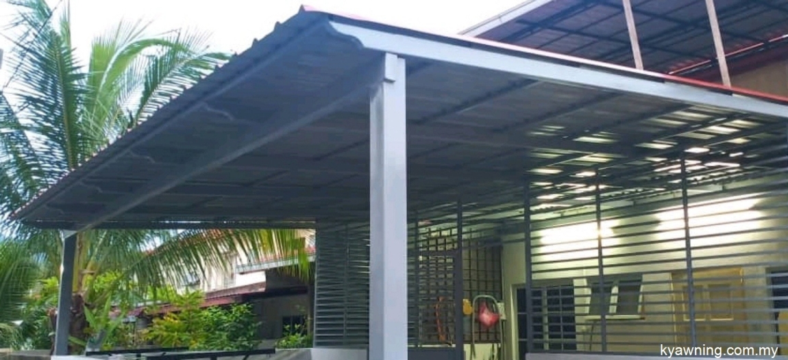 Selangor Metal Awning  Metal Roof / Metal Awning / Zinc Sheet Roofing & Awning Malaysia Reference Renovation Design 