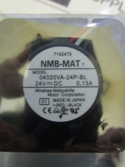 NMB-MAT 04020VA-24P-BL NMBMAT04020VA24PBL MINEBEA-MATSUSHITA 24V DC Fan Supply Malaysia Singapore Indonesia USA Thailand