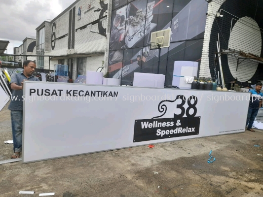 38 Wellness Speedrelax G.I Metal Signboard At Kuala Lumpur 