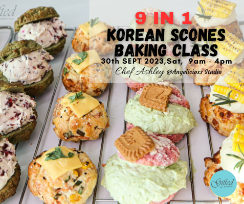 9 IN 1 KOREAN SCONES BAKING CLASS