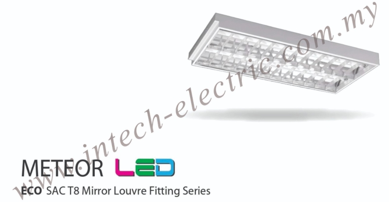 ECO SAC T8 Mirror Louvre Fitting Series [Recessed Mounted]