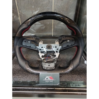 Honda civic fk7 fk8 carbon fiber steering with led