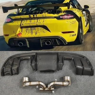 Porsche boxter cayman 718 gt4 rear diffuser