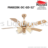 SAPPHIRE FM6828K-DC-GD (52") Sapphire Ceiling Fan Ceiling Fan