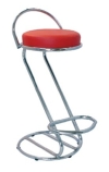 High Bar Stool with chrome S base AIM778C Bar Stool Bar Stools / Bar Tables