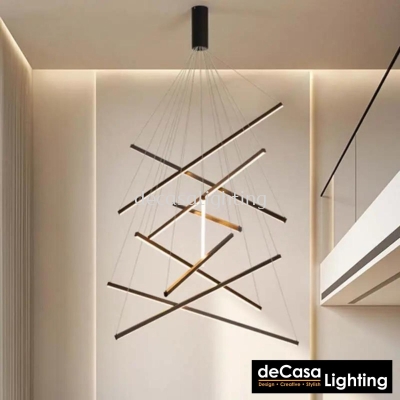 STAGGERED LED BAR PENDANT LIGHT 