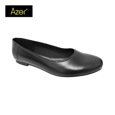 LADIES PVC OFFICE FORMAL SHOE (82-2253-BK) (AX.L)