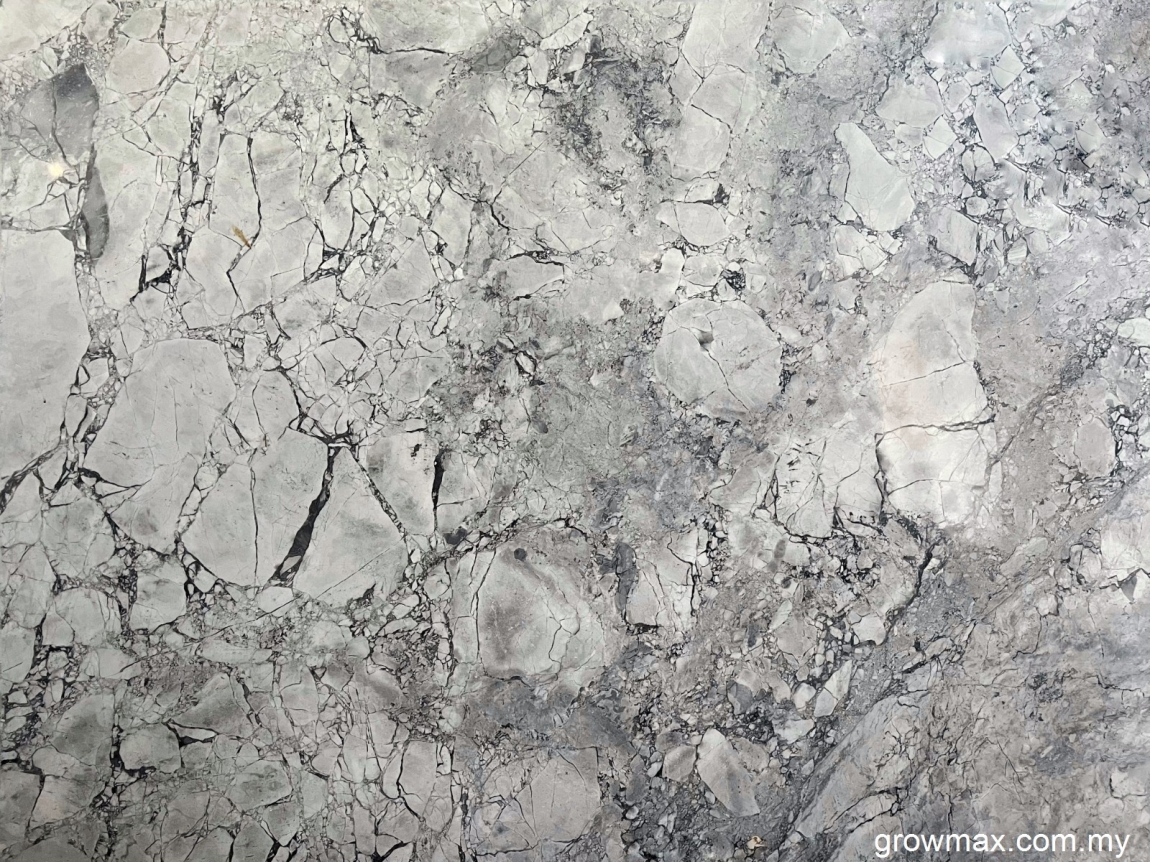 Super White Quartzite Batu Kuarzit Siri Mewah Seni Batu & Contoh Pilihan Corak Warna  Carta Pilihan Warna Corak