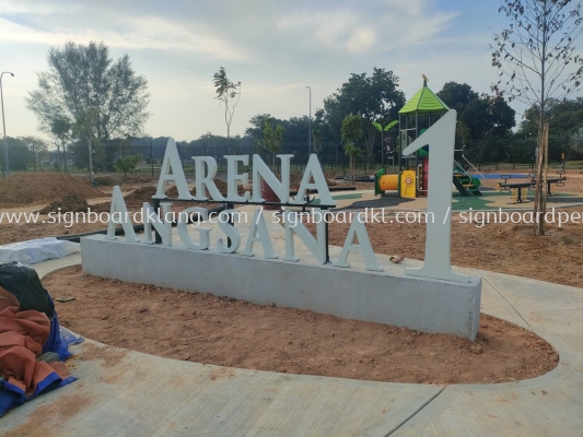 3D Aluminium Box Up Giant Road Signage 